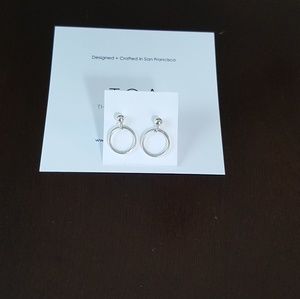 Sterling Silver Circle Post Studs. Brand new!